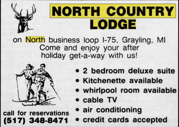 North Country Lodge - Jan 1991 Ad